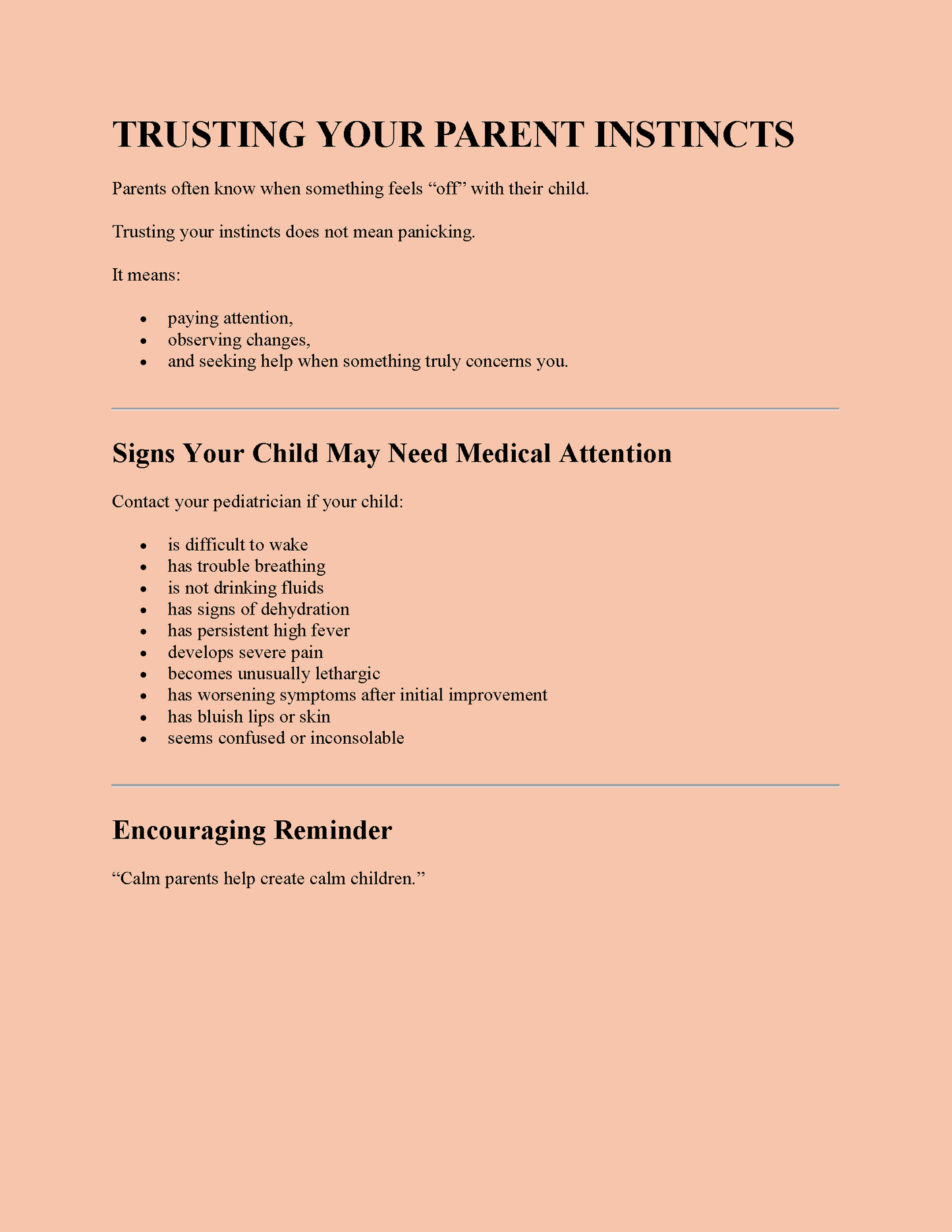 The Parent’s Guide to Caring for a Sick Child | Nurse Created Wellness Guide